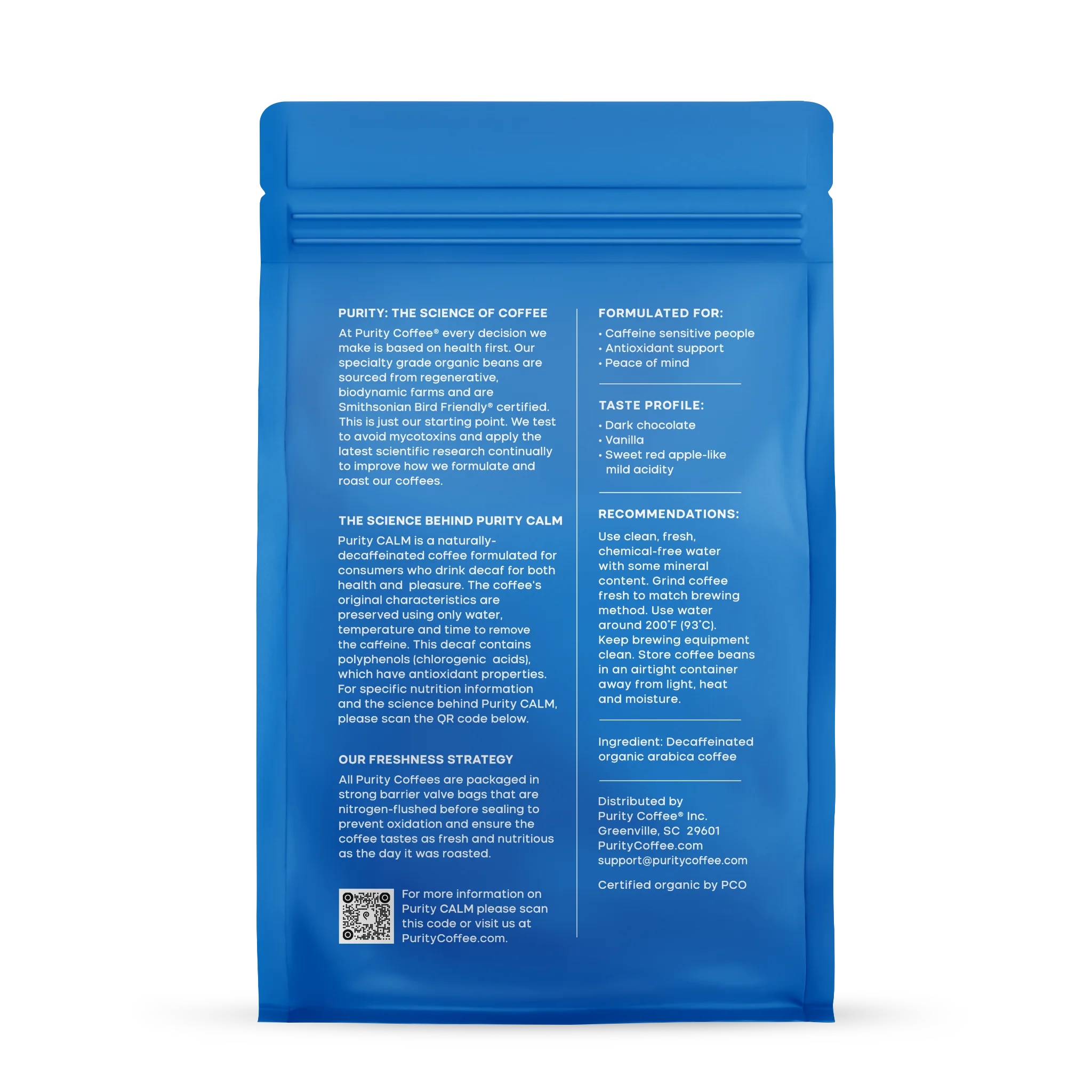 Wholesale - CALM: Decaf Whole Bean Coffee 12oz 6pk - Image 2
